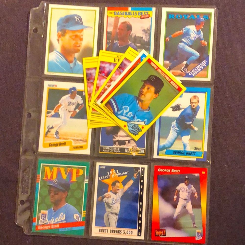 ⚾️ George Brett Baseball Cards - Lot of 14 ⚾️